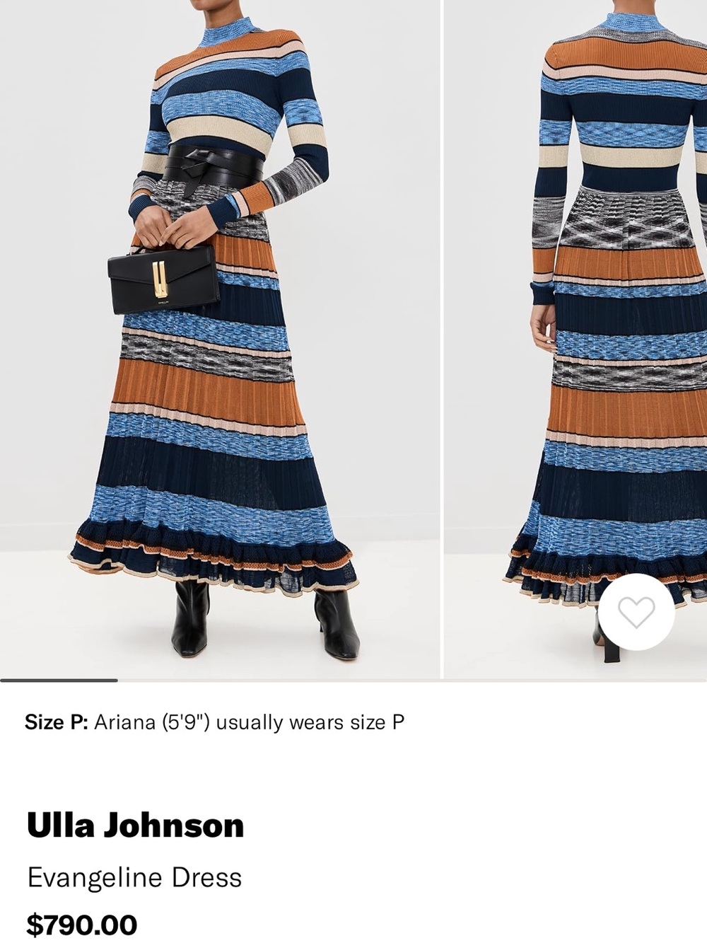 Ulla Johnson Striped Evangeline maxi dress